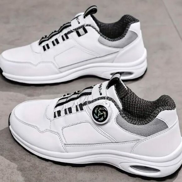 NEW AOPLUS Men's Lightweight Breathable Golf Shoes - Size 9 - Picture 1 of 3